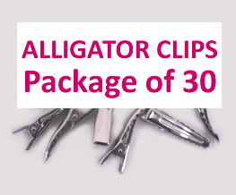 #CLIP0109 - ADD AN ALLIGATOR CLIP, Quantity 30