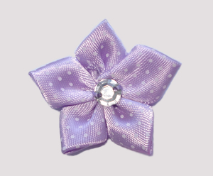 #PP180 - Pretty Petals Barrette - Satin Flower, Lovely Lavender