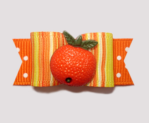 #0832 - 5/8" Dog Bow - Citrus Delight, Fun Bright Orange