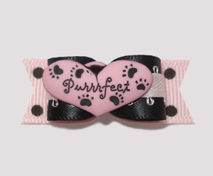 #2167 - 5/8" Dog Bow - "I'm Perfect", Purrfectly Chic Bow