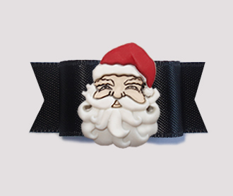 #2330 - 5/8" Dog Bow - Custom - Choose from 15 Colors, Santa