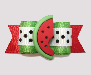 #2711 - 5/8" Dog Bow - Burst of Good Taste, Sweet Red Watermelon