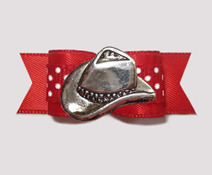 #3032 - 5/8" Dog Bow - Classic Red, Cowboy/Cowgirl Western Hat