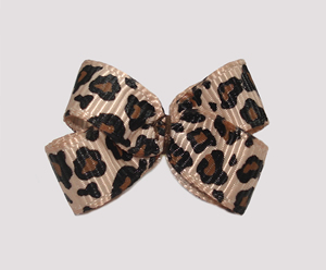 #BBTQ700 - Baby Boutique Dog Bow - Classic Leopard Print