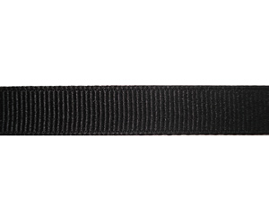 #DIY38-0440- 12" of 3/8" Ribbon - Classic Black Grosgrain