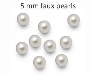#DIYEM-1980 - Embellishment - Do It Yourself Faux Pearls, 5mm