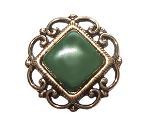 #DIYEM-4550 - Novelty Button Victorian Jade