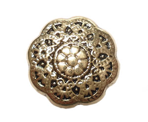 #DIYEM-4560 - Novelty Button Ornate Gold
