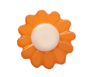 #DIYEM-4650 - Novelty Button Flower, Orange