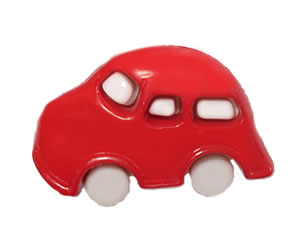 #DIYEM-4720 - Novelty Button Cool Car - Red