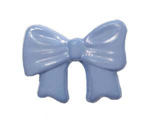 #DIYEM-4740 - Novelty Button Little Bow, Blue