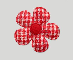 #FP0090 - Flower Power - Pretty Gingham, Classic Red