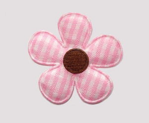 #FP1300 - Flower Power - Pretty Gingham, Pink/Chocolate Brown