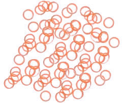 #G4988 - Latex Grooming Bands (Elastics) 5/16", Orange