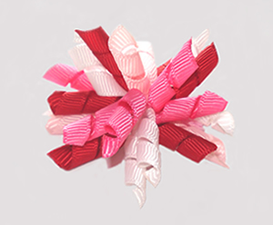 KRKM440 - Mini Korker Dog Bow - Pretty Pink Petals : Dog Bows