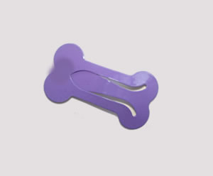 #SC0379 - Dog Snap Clip - Mini Bone, Orchid Purple