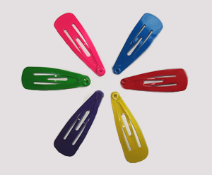 #SC0390 - Dog Snap Clips - Assorted Colors, Set of 6
