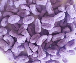 #SF0031 - MINI Scrunchies - Lavender, 25 pc