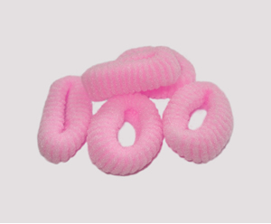 #SF0055 - Scrunchie Fun - Baby Pink, Pkg of 5