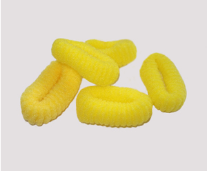 #SF0059 - Scrunchie Fun - Yellow, Pkg of 5