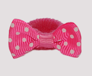 #SFSD64 - Scrunchie Fun - Perfect Pink with White Dots